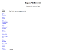 Tablet Screenshot of faganphotos.com